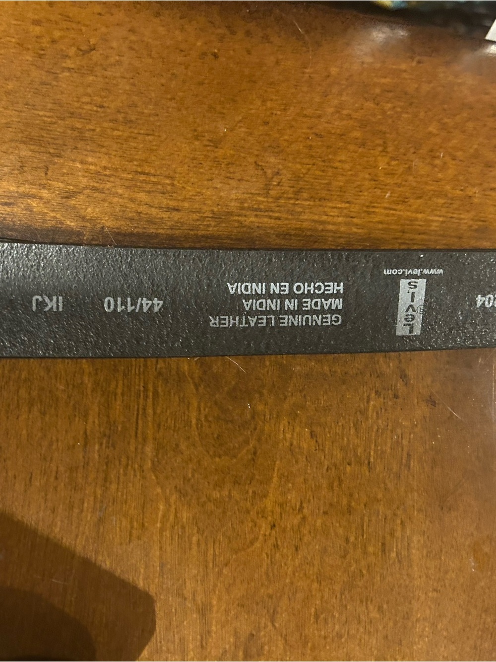 Levi's Genuine Leather Black Belt